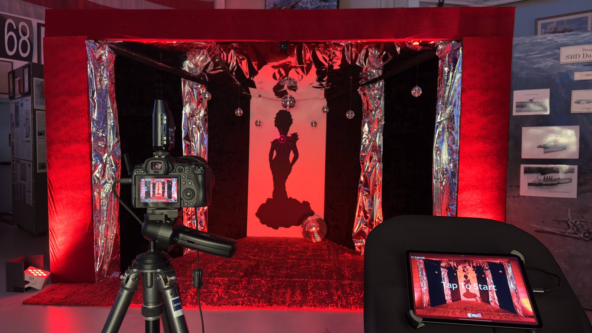 Crafting Spectacular Visual Magic: The Dynamic Journey of Tailoring a Mesmerizing 3D Backdrop for the Red Dress Dress Red Event!